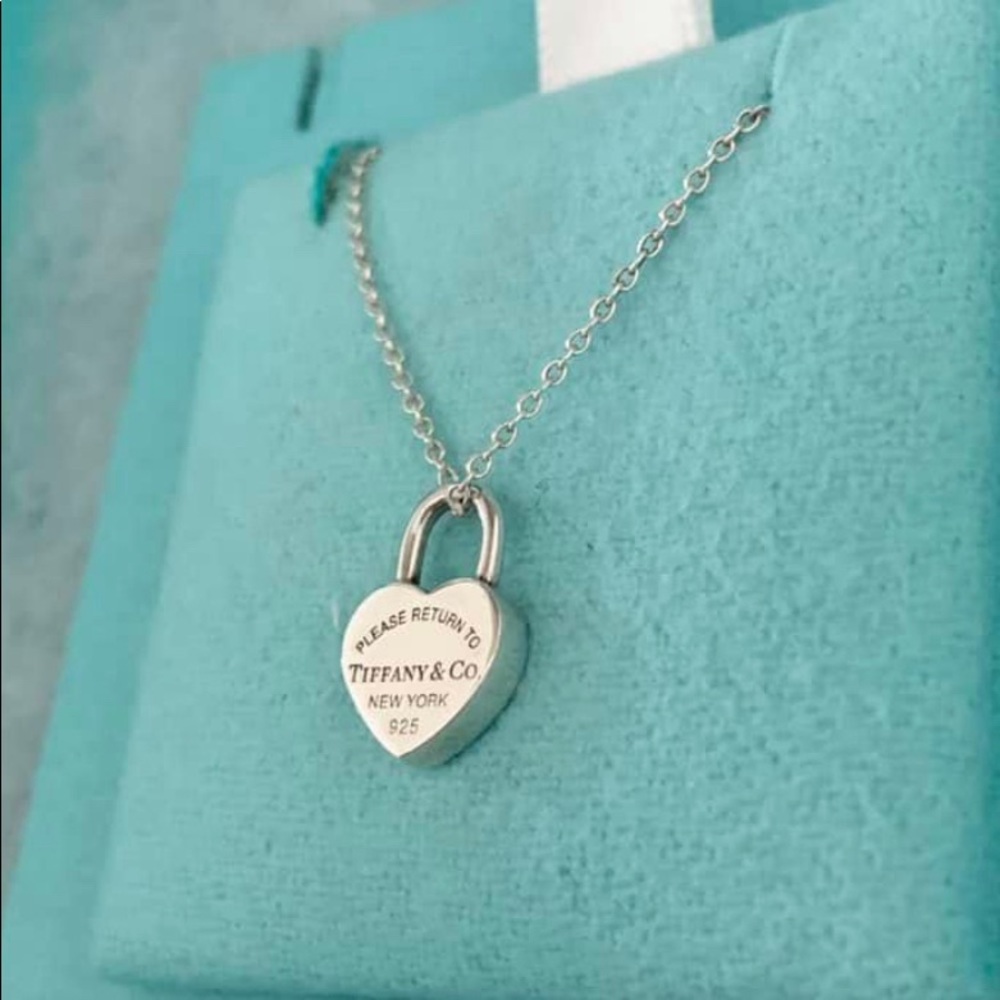 Retired Mini Return to Tiffany Heart Lock Charm